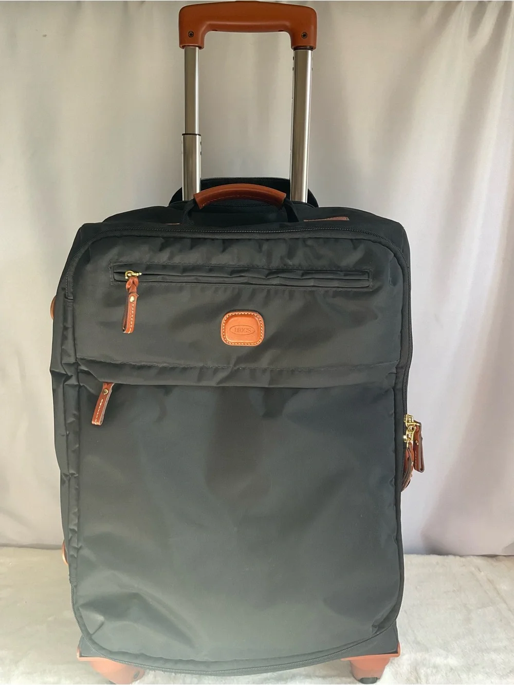 Bric’s Milano Black Nylon Rolling Carry-On /- Italian Designer Luggage